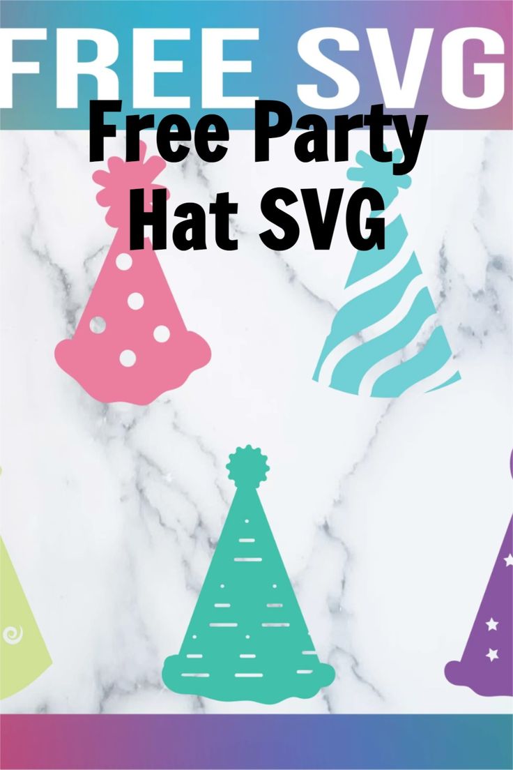 free svg party hat svg