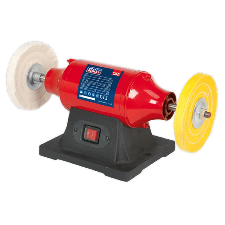 a red and yellow grinding machine on a white background