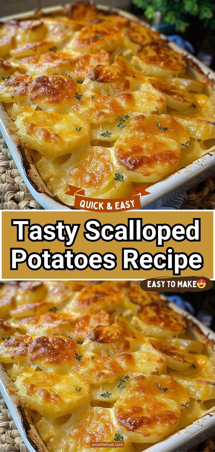 an image of tasty scalloped potatoes recipe