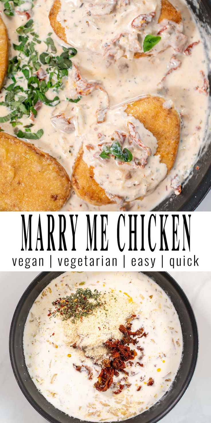 mary me chicken is an easy and delicious vegetarian meal