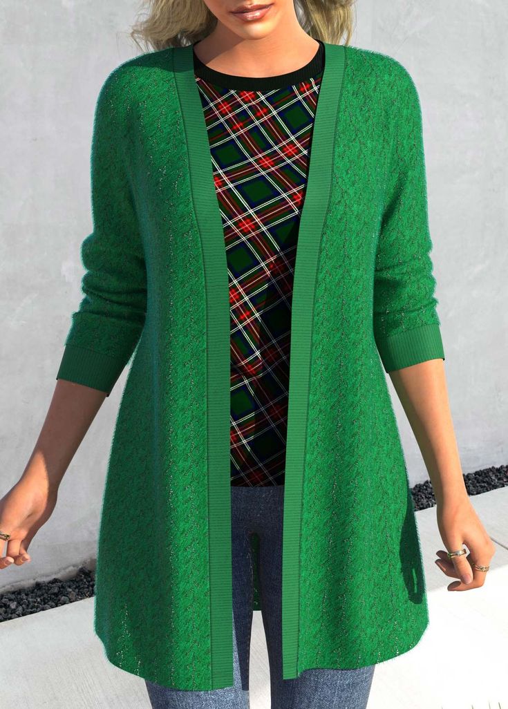 ROTITA Lace Green Long Sleeve Open Front Coat scandi christmas decorations, macys christmas, decorations party diy #christmasmood #christmasornaments #christmascookies, dried orange slices, yule decorations, scandinavian christmas Stylish Tops For Women, Spring Fashion Casual, Long Sleeve Coat, Trendy Tops For Women, Stylish Women Fashion, Trendy Fashion Tops, Long Sleeves Coats, Green Long Sleeve, Green Lace