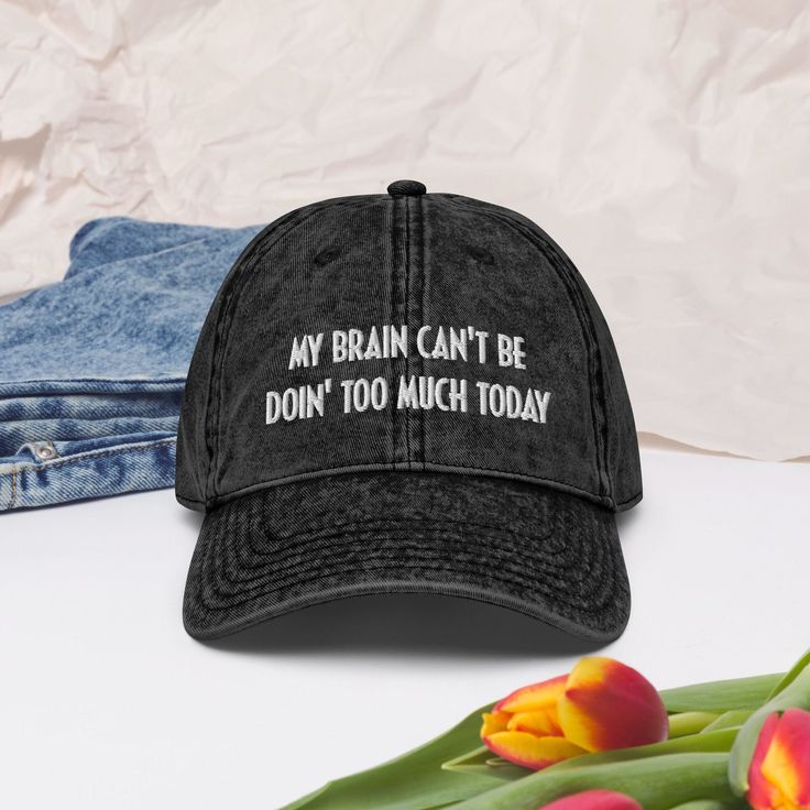 Nene said it best - this is our go-to hat for Mondays! * 100% cotton twill * Metal snap buckle with an antique brass finish * Washed-out vintage effect Nene Leakes Quotes, Nene Leakes, Tv Gift, Bravo Tv, Vintage Effect, Feather Flower, Lazy Day Outfits, Thrift Finds, My Brain