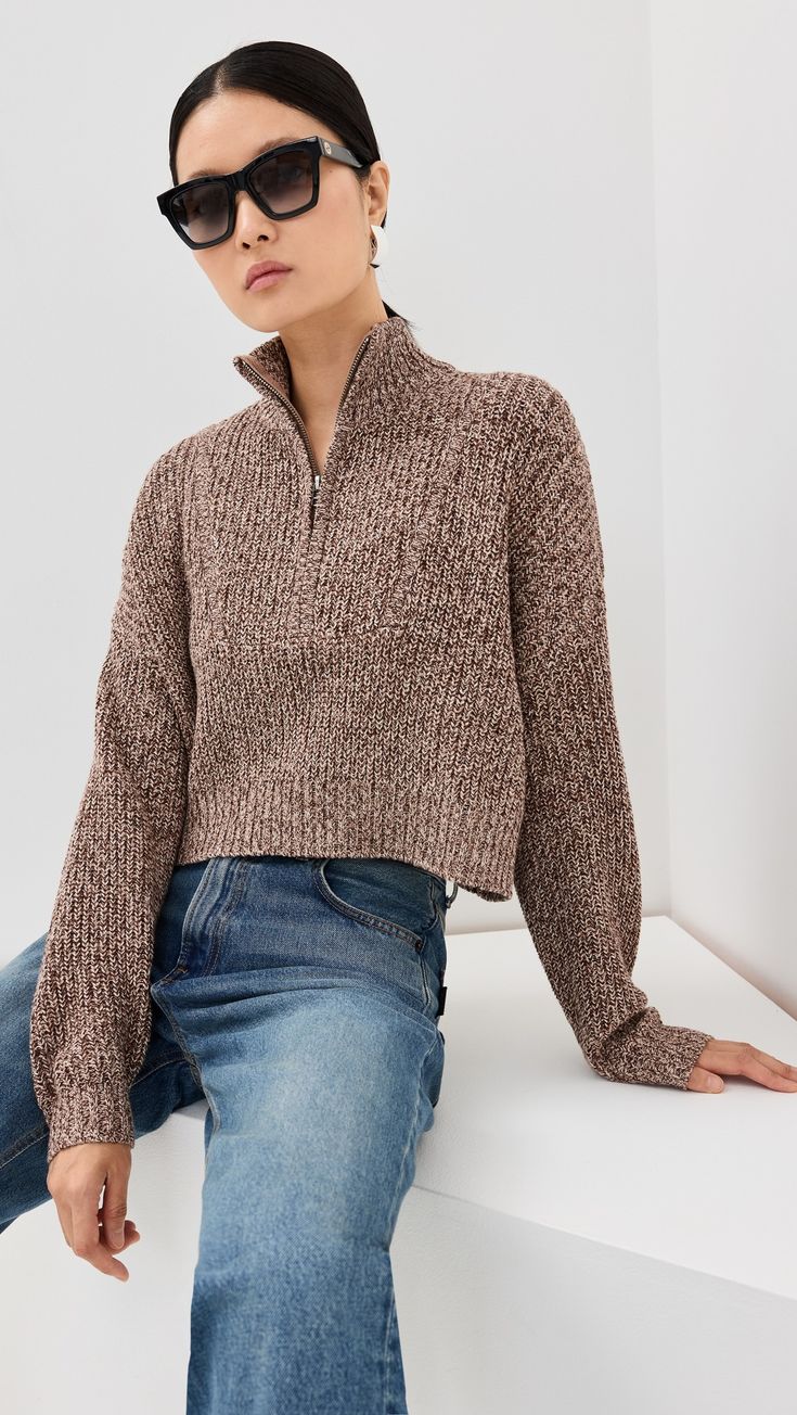 Discover the latest apparel, activewear, shoes & accessories from established and emerging designers. Enjoy free two-day shipping and free returns. Latest Sweater, Camel Sweaters, Sweater Crop, Pattern Sweater, Chunky Knits Sweater, Latest Outfits, China Fashion, Knitwear Women, Cropped Sweater