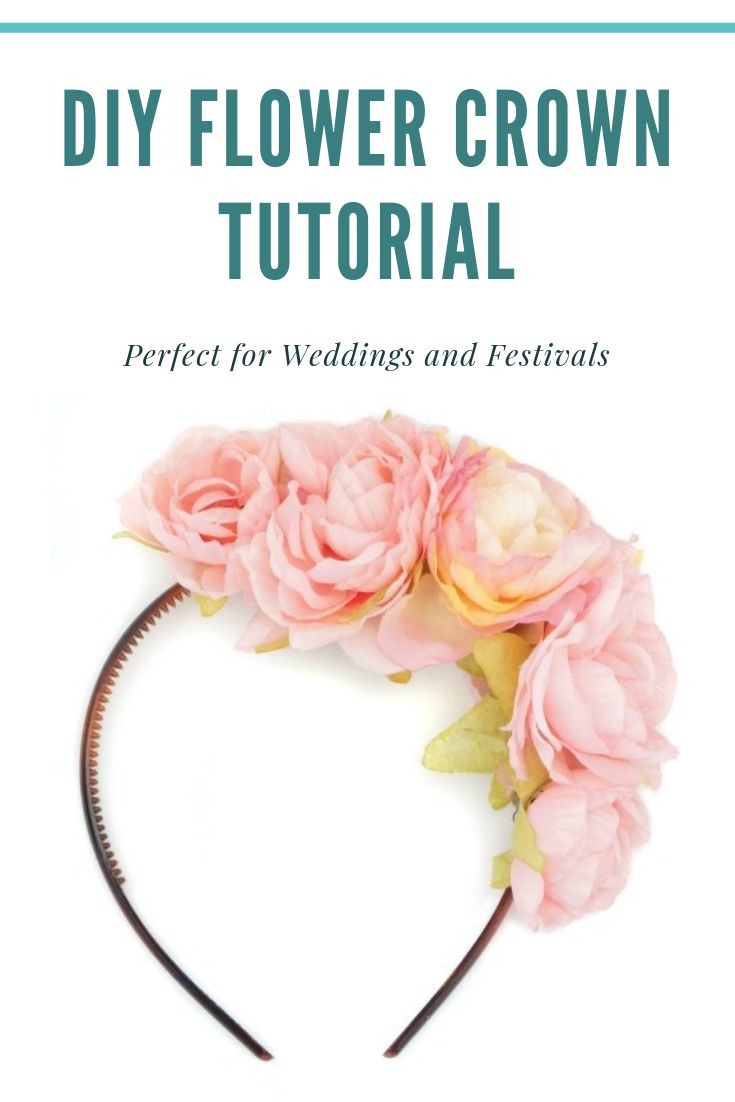 This flower crown has a twist. Instead of the traditional style, it's more like a fascinator. It's the perfect headpiece for a DIY wedding, festival season, or any time you want flowers in your hair. This easy to follow how to tutorial has photos of step by step instructions too. | Faux flowers | Silk floral | Fake flowers | will last Diy Flower Crown Tutorial, Fake Flowers Diy, Flower Crown Tutorial, Diy Floral Crown, Crown Tutorial, Flower Headband Diy, Floral Designs Arrangements, Flowers In Your Hair, Diy Flower Crown