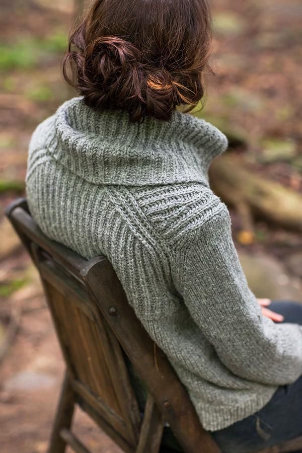 Oshima Pullover | Knitting Pattern by Jared Flood Two Color Sweater, Cowl Neck Sweater Pattern, Brioche Stitch, Brooklyn Tweed, Sweater Knitting Pattern, Color Sweater, Knitted Wit, Sweater Knitting Patterns, Stockinette Stitch