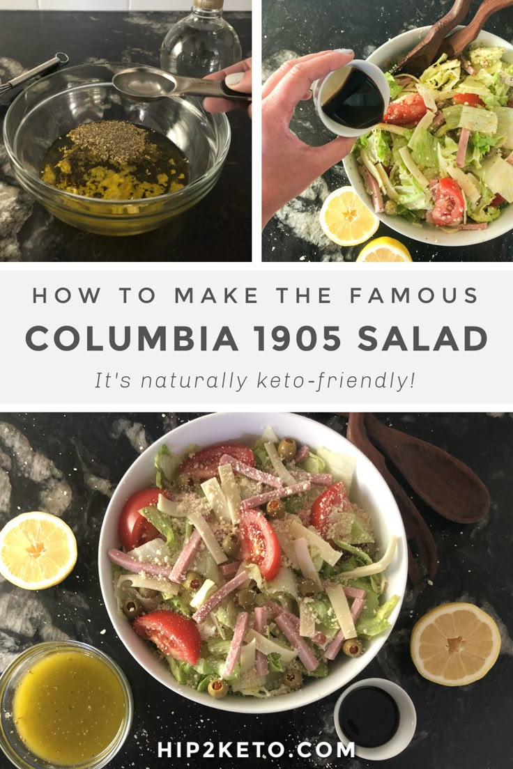 how to make the famous columbia 1915 salad it's naturally keto - friendly