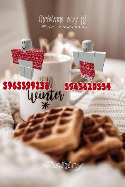 some waffles are sitting on a table next to a coffee mug