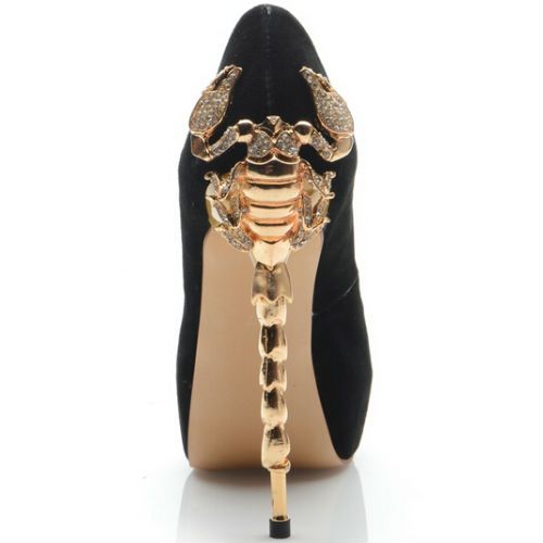 Fashion Inspired Scorpion High Heels Scorpion Clothes, Scorpion Outfit, Diy High Heels, Crazy High Heels, Diy Heels, Shoes Trends, Online Shopping Shoes, Glitter Shoes, Hot Shoes