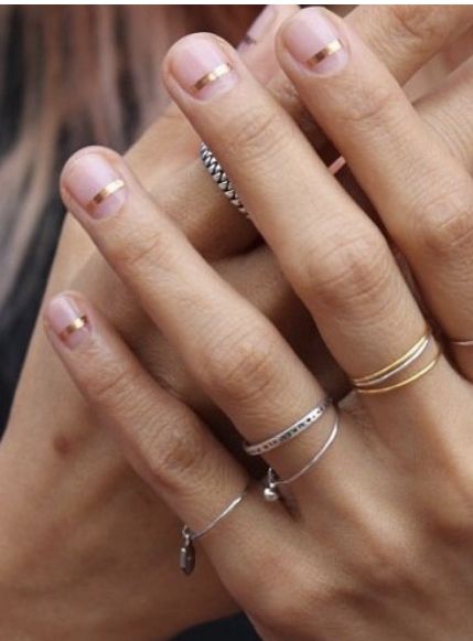 Simple Elegant Nails, Sheer Nails, Nagellack Trends, Polish Nails, Minimalist Nail Art, Minimal Nails, Super Nails, Nails Simple, Elegant Nails