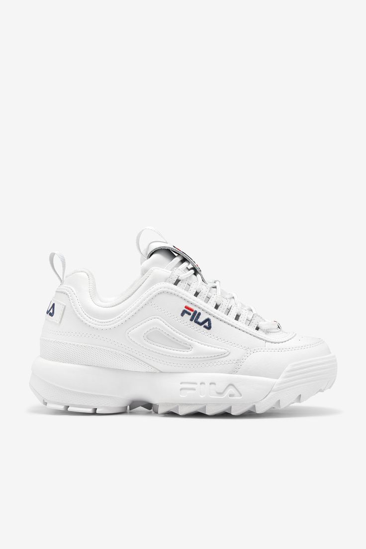 Men's Disruptor 2 Premium Chunky Sneaker Chunky White Sneakers, Icon Shoes, Chunky Shoes, White Sneakers Women, Casual Sneakers Women, Nike Shoes Women, Chunky Sneakers, Classic Shoes, Platform Sneakers