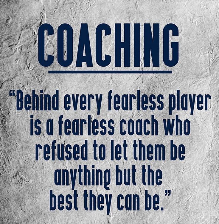 a poster with the words coaching on it