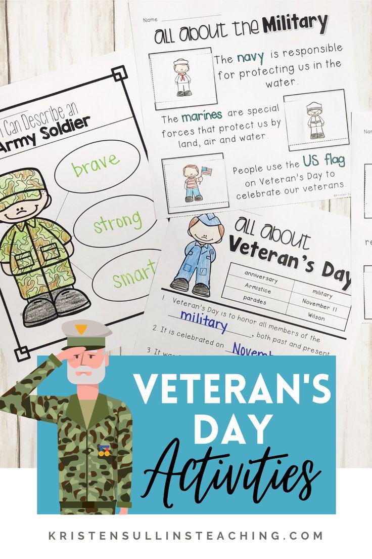 veterans day activities and printables for kids