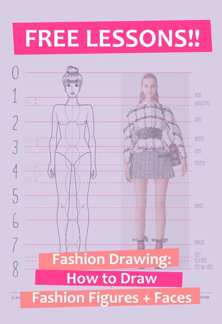 fashion drawing how to draw fashion figures and faces with the text free lessons on it