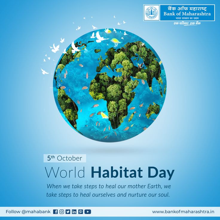 an advertisement for the world habitat day