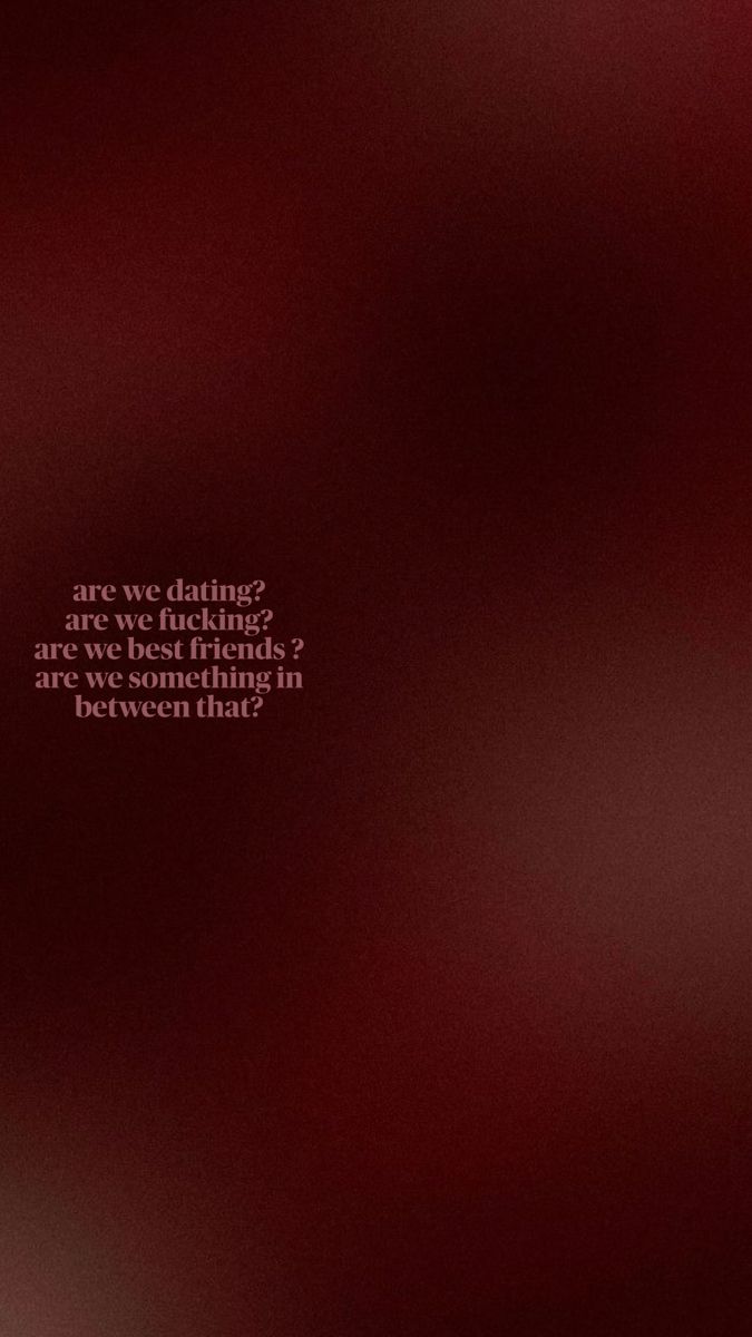 a blurry red background with the words are we dating? and there is no image here