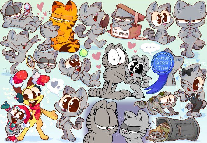 an image of many different cartoon characters