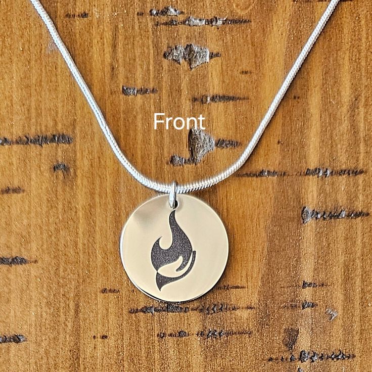 "Stainless Steel necklace with 2024 LDS Youth Theme \"(I am a disciple of Jesus Christ\" text engraving and logo!   Logo on the front, and \"I am a disciple of Jesus Christ, 3 Nephi 5:13\" on the back.  High quality stainless steel 19mm diameter (just over 3/4\") round / circle pendant,  with 18 inch chain.  Great gift for young women, youth leaders, sister, friend, etc. or just as a gift for yourself! If you need larger quantities, contact me for details.  I can give you a quantity discount quote and an updated shipping time for larger quantities. See my other listings as well - Spend $35 total and get free shipping!" Lds Youth Theme, Gifts For Young Women, Lds Youth, Youth Theme, Youth Leader, Round Circle, Steel Necklace, Circle Pendant, Stainless Steel Necklace