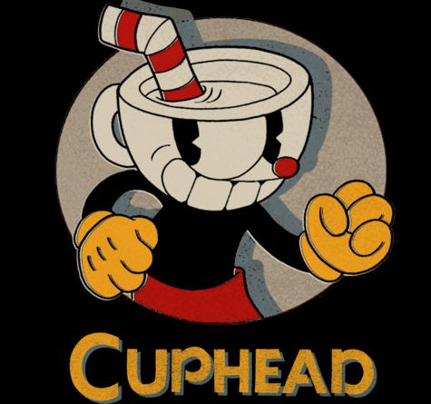 the logo for cuphead is shown in this image