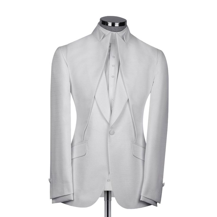 This exquisite tuxedo features premium 120s fabric with a luxurious silk lining, ensuring comfort and sophistication for all seasons. Designer White Blazer For Semi-formal Occasions, Wedding Tuxedo Single Breasted, Single Breasted Tuxedo For Wedding, Single-breasted Tuxedo For Wedding, Elegant Single Breasted Tuxedo For Wedding, Elegant Single-breasted Tuxedo For Wedding, Elegant Single Button Wedding Tuxedo, Elegant Single-breasted Wedding Tuxedo, Tailored Wedding Tuxedo With Hidden Button Closure