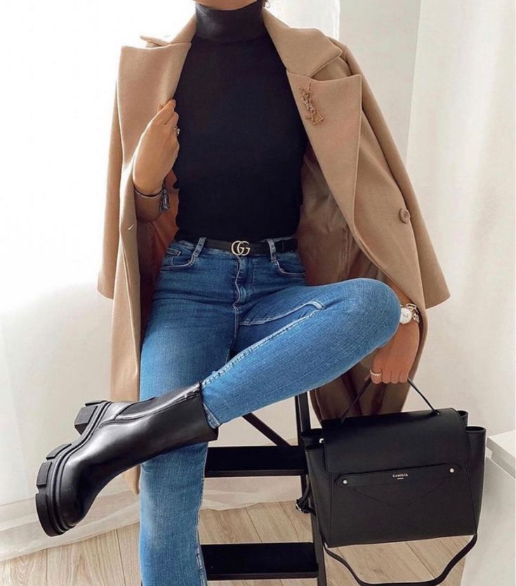 Outfit Botas, Winter Fashion Outfits Casual, Mode Inspo, Casual Winter Outfits, 가을 패션, Autumn Outfit, Outfit Inspo Fall, Fall Fashion Outfits, Classic Outfits