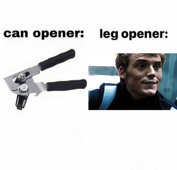 an advertisement with the caption that reads, can openerr leg opener