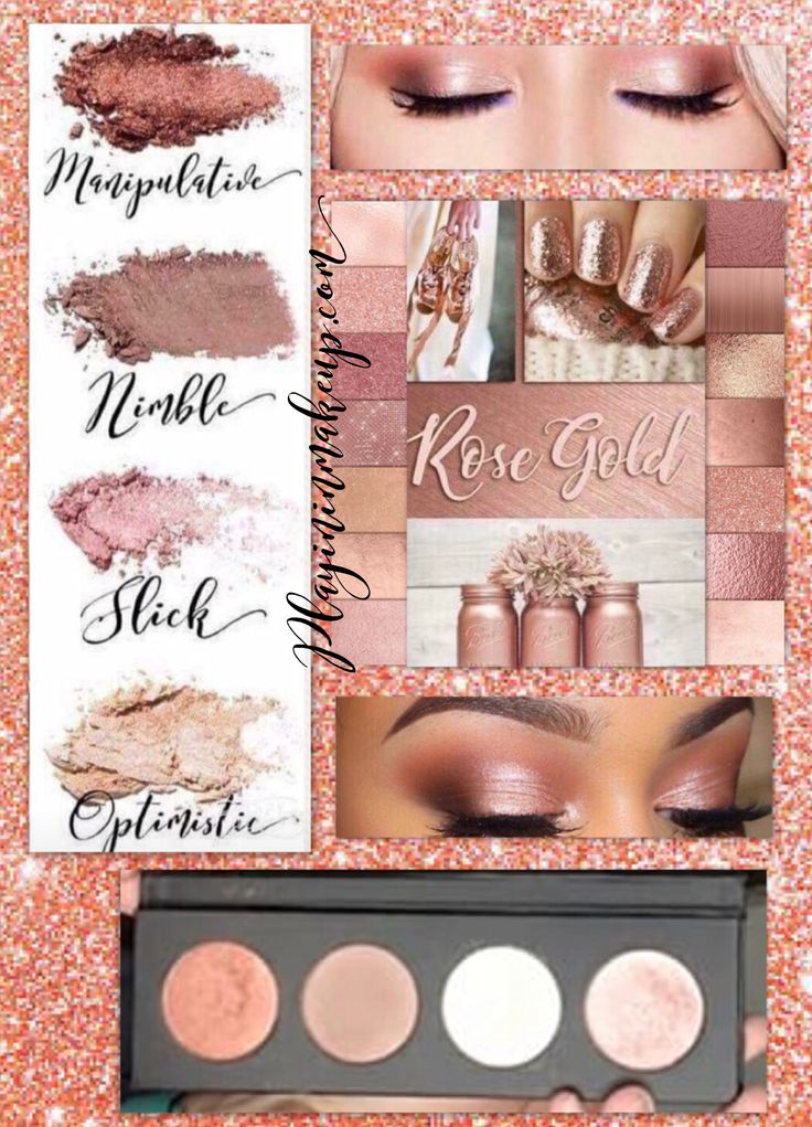 Rose Gold Eye look Pressed Shadow Quad Palette #younique #rosegold #pressedshadow #playininmakeup Gold Eye Look, Younique Eyeshadow Palette, Younique Eyeshadow, Rose Gold Palette, Rose Gold Eye Makeup, Colour Eyeshadow, Makeup Contour, Younique Beauty, Gold Eye Makeup