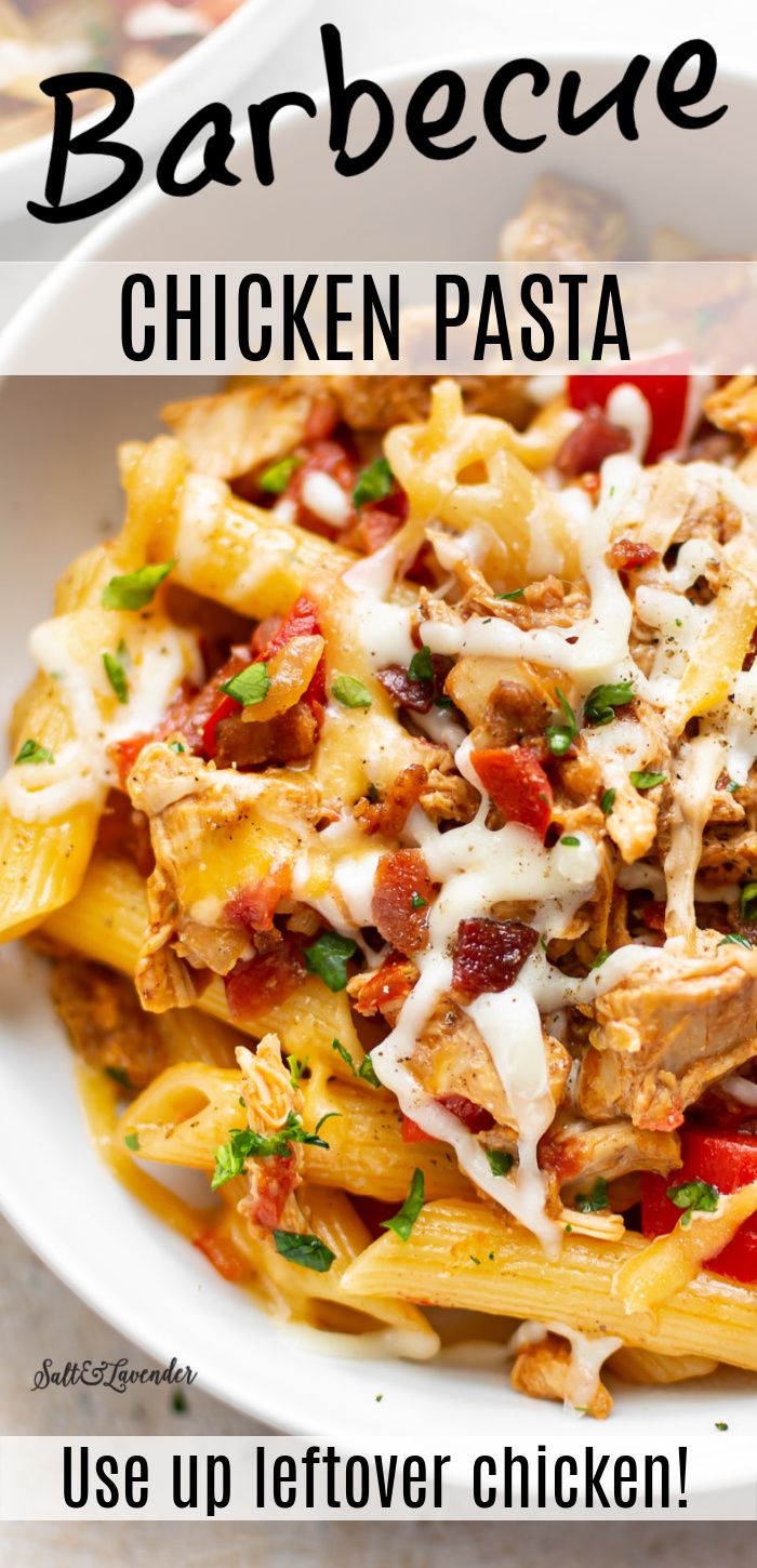 this is an image of a chicken pasta recipe