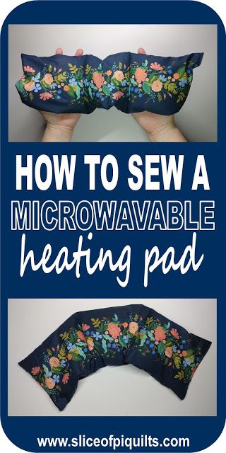 how to sew a microwavable heating pad