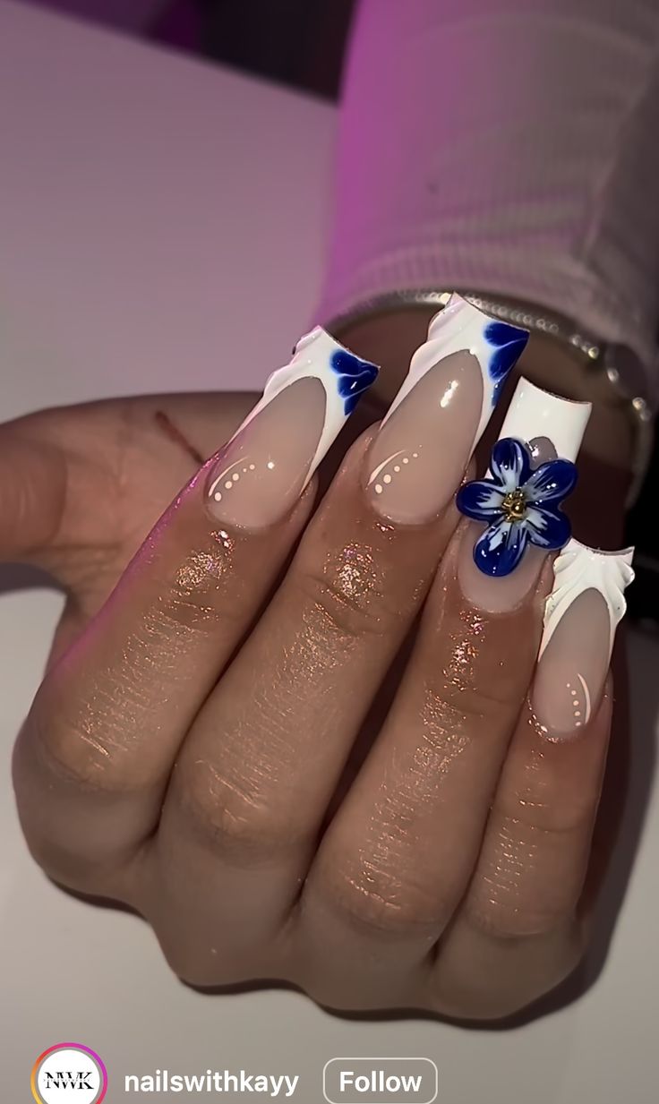 Jhene Aiko Nails, Flowers On Nails, Sneaker Nails, Hippie Nails, Drip Nails, Simple Acrylic Nails, Summer Acrylic Nails, Acrylic Nails Coffin Pink, Unique Acrylic Nails