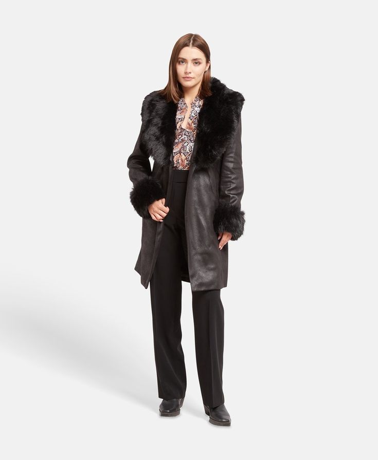 Faux Fur Coat by Joseph Ribkoff Model: 223918 Measurements for size EU S: style length 90 cm (35.5″), sleeve length 62 cm (24.5″) Lining: faux fur Pattern: solid-coloured Outer material: 100% polyester Lining material: 100% polyester Coating: 100% polyurethane Manufacturer's care instructions: special cleaning Size of our model: 175 cm Our model is wearing: S XXS XS S M L XL XXL EU 32 34 36 38 40 42 44 46 DE/AT/CH Short (up to 164 cm / 61.8" tall) 16 17 18 19 20 21 22 23 DE/AT/CH Tall (from 172 cm / 67.7" tall) 64 68 72 76 80 84 88 92 IT 36 38 40 42 44 46 48 50 FR 34 36 38 40 42 44 46 48 Fur Pattern, Joseph Ribkoff, Faux Fur Coat, Fur Coat, Faux Fur, Solid Color, Sleeve Length, How To Wear, Color