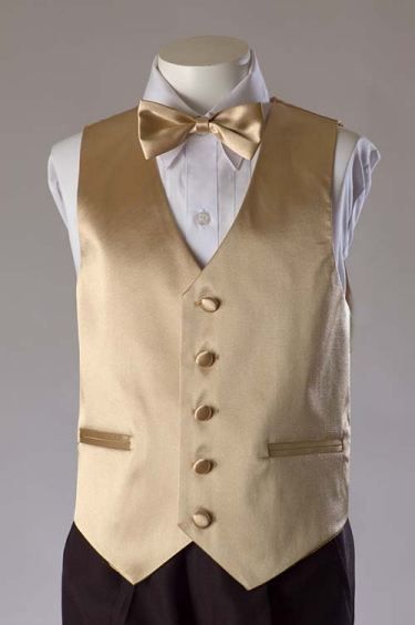 champagne vest Chambelan Outfits, Chambelanes Outfits, Suits For Guys, Groom Vest, Court Outfit, Sweet 15 Party Ideas Quinceanera, Quinceanera Pink, Vest And Bow Tie, Pink Quince