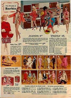 an advertisement for barbie dolls from the 1950's