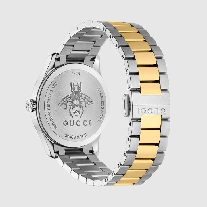 steel/yellow gold PVD G-Timeless watch, 38mm | GUCCI® US Timeless Watch, Gucci Bee, Timeless Watches, Gucci Gifts, Swiss Army Watches, Gucci Watch, Gucci Fashion, Unisex Watches, Classic Watches