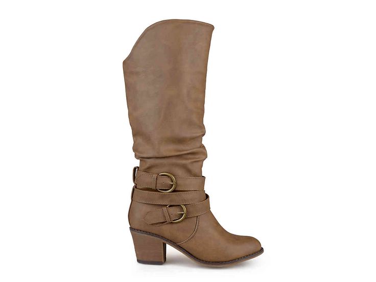 Journee Collection Late Wide Calf Boot Women's Shoes | DSW Draper James, Wide Calf Boots, Wide Calf, Journee Collection, Work Attire, Wedge Boot, Riding Boots, Women's Shoes, Womens Boots