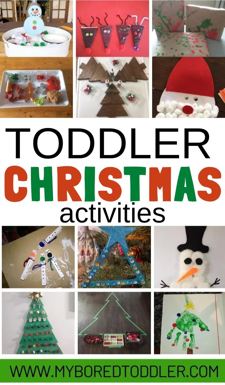 christmas activities for toddlers to make