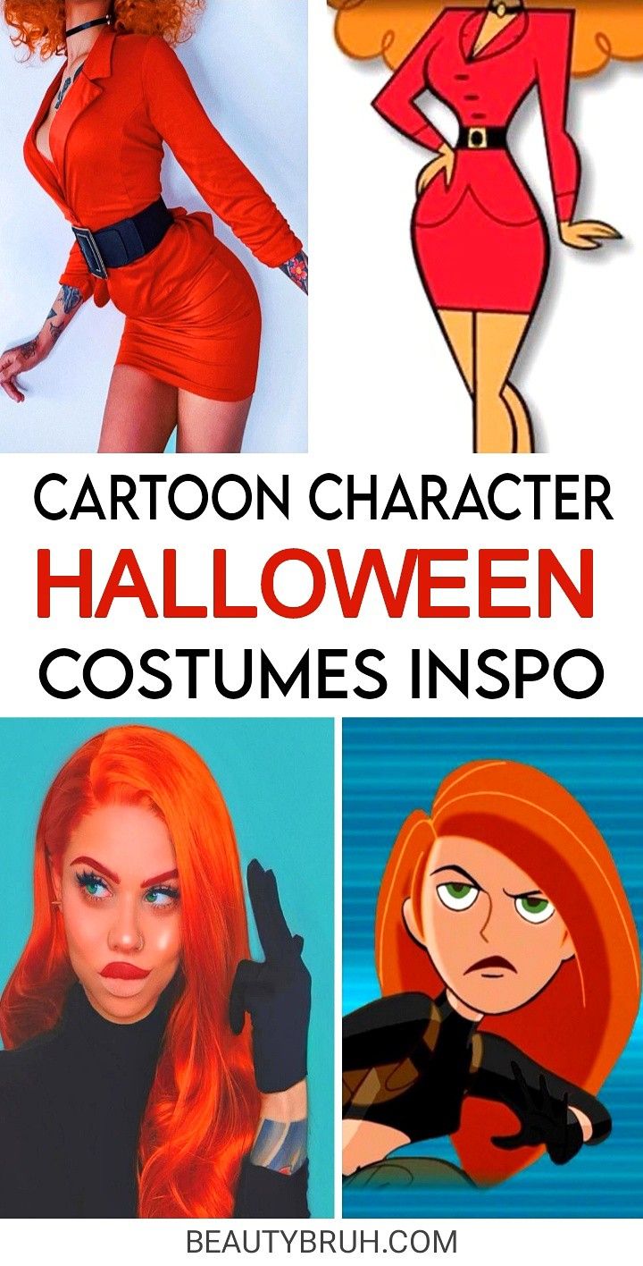 cartoon character halloween costumes in photoshopped with the caption's description below