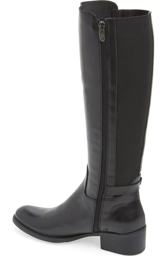 Product Image 3 Fitted Black Knee-high Riding Boots, Fitted Business Boots With Buckle Closure, Fitted Office Boots With Buckle Closure, Business Boots With Buckle Closure, Fitted Workwear Boots With Buckle Closure, Fitted Boots With Buckle Closure For Work, Classic Fitted Boots With Buckle Closure, Classic Faux Leather Boots With Buckle Closure, Fitted Leather Knee-high Boots For Riding