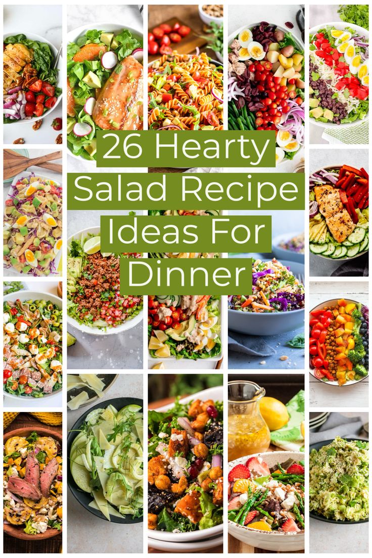 20 healthy salad recipe ideas for dinner