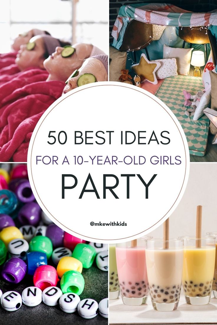 Celebrate her double digits in style! Find 50 perfect party ideas from DIY Pizza Making to Cosmic Bowling, ensuring your girl's 10th birthday is as unique and fun as she is. #TweenParty #BirthdayInspiration" 10 Year Party Ideas, Sweet 10 Birthday Party Ideas, 10 Bday Party Ideas, Birthday Party Ideas For 11 Year Girl Theme, Girls 11th Birthday Party Themes, Birthday Themes For Girls 11th Birthday, 10 Bday Party Ideas Girl, 10 Year Birthday Ideas, 10 Birthday Theme Ideas