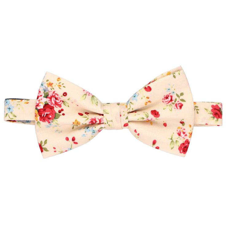 This ivory floral bow tie has it all. The design is simple for casual wear, but elegant enough for your wedding day. We love this one for matching light pink bridesmaid dresses. The bow tie is made from 100% cotton and has a non-shiny finish. It's pre-tied with an adjustable band collar, so it's an easy-to-wear style for groomsmen. Make this bow tie a set by adding the matching pocket square, available for purchase. Product Features Pre-tied band collar bow tie Men's size Bow measures approximat Light Pink Bridesmaids, Light Pink Bridesmaid Dresses, Groomsmen Bowtie, Floral Bow Tie, Pink Bridesmaid Dresses, Bow Tie Collar, Tie Men's, Mens Bow Ties, Color Swatch