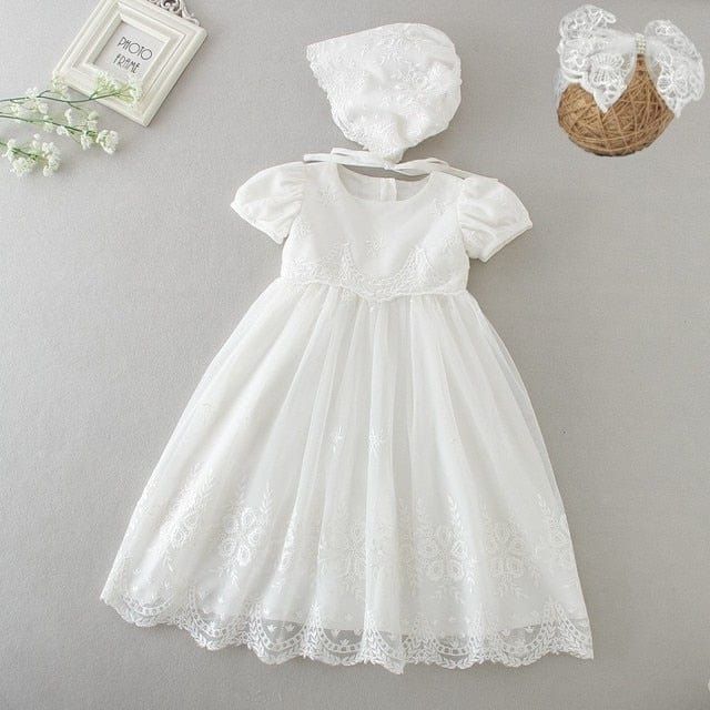 9775 with headband / 12M / China Vintage Baby Girl Dress Baptism Dresses Baby Blessing Dress, Baby Christening Gowns, Christening Dress Baby Girl, Girls Baptism Dress, White Baby Dress, Baptism Dress Baby Girl, Blessing Dress