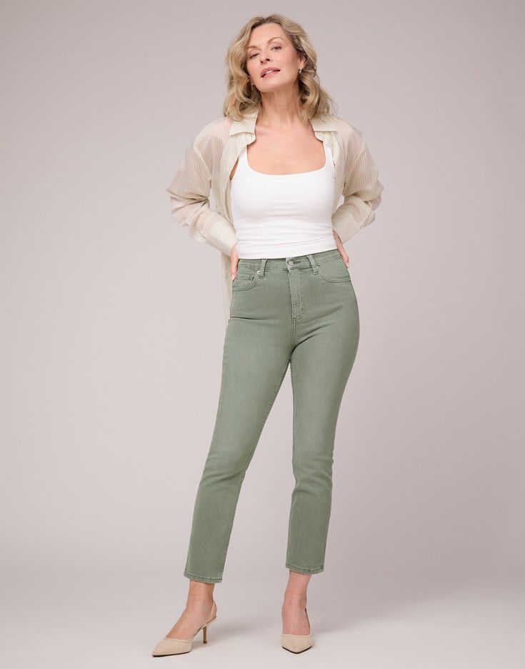 DESCRIPTION

The Beach Grass jeans offer a high-rise silhouette and 27" inseam, perfect for wearing with sandals or espadrilles. The ultra-soft, garment-dyed denim has subtle fading and a slim leg, making it comfortable and stylish for daily wear. 

Designed in Montreal

Imported

Style no. 2536




DETAILS


Closure: Silver buttons

Rise: High

Inseam: 27"

Vegan leather YJ patch at back pocket 

YJ Logo - Silver Button and Rivets. YKK Zipper





SIZE CHART

Sandra is 5'8" and wearing a size 2 Jeans For Petite Women, Jeans For Tall Women, Dyed Denim, Beach Grass, Relaxed Jeans, Wide Jeans, Ykk Zipper, Silver Buttons, Petite Women