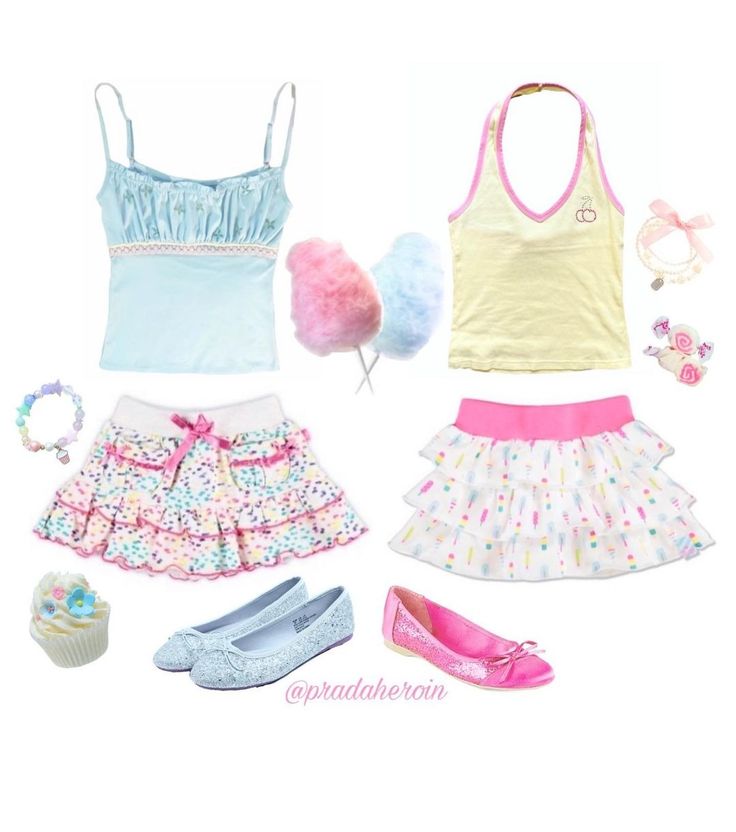 Candy Inspired Outfits, Candy Outfits, Candy Outfit, 2000 Outfits, Candy Clothes, Basic Clothes, Silly Clothes, Outfit Plan, Fantasy Dress