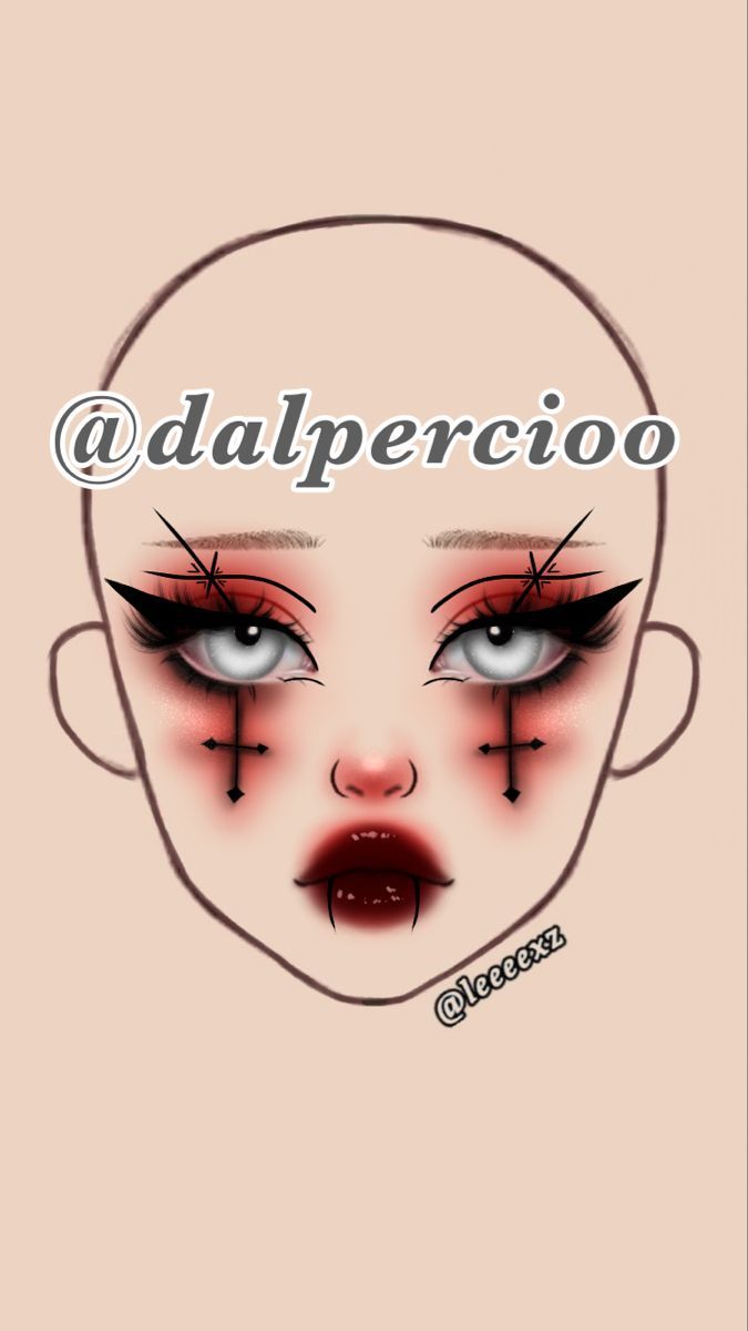 Make Up Guide, Devil Makeup, Halloweenský Makeup, Holloween Makeup, Asian Makeup Tutorials, Makeup Charts, Creepy Makeup, Anime Eye Makeup, Face Charts