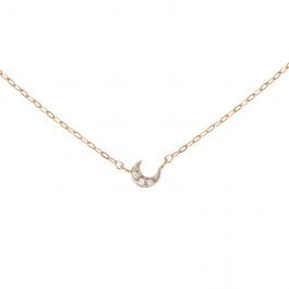 Delicate Crescent Moon Charm Necklace, Elegant Sterling Silver Crescent Charm Necklace, Dainty Necklace With Half Moon Charm, Dainty Half Moon Necklace With Moon Charm, Dainty Crescent Necklace With Delicate Chain, Elegant Moon Shape Clavicle Chain Necklace, Sterling Silver Moon Charm Necklace Fine Jewelry, Sterling Silver Fine Jewelry Necklace With Moon Charm, Elegant Sterling Silver Moon Charm Necklace