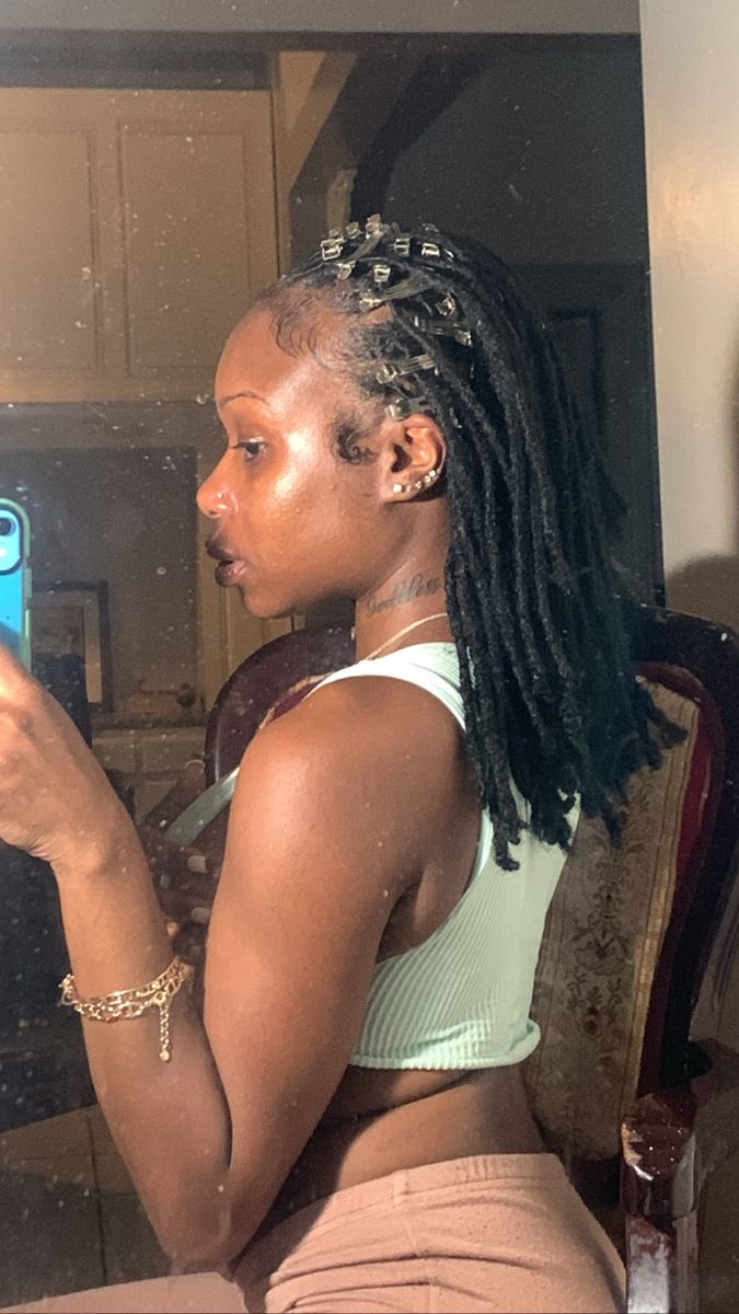 Locs Big Forehead, Loc Aesthetic, Thick Dreadlocks, Loc Appreciation, Pretty Locs, Loc Goddess, Black Hair Magazine, Natural Hair Weaves, Big Forehead