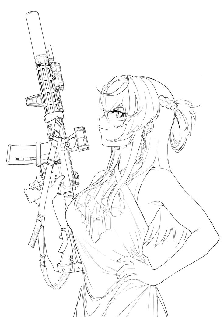 Holding Gunshot Reference Drawing, Holding Gunshot Reference, Tactical Drawing, Anime Operator, Gloves Drawing, Power Manga, Camera Drawing, Sf Art, Anime Maid