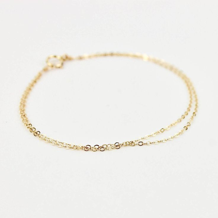 Dainty 14k Yellow Gold Bracelets, Dainty 14k Gold Jubilee Chain Bracelet, Delicate 14k Yellow Gold Chain Bracelet, Delicate 14k Gold Bracelet, Tarnish Resistant, Minimalist 14k Gold Double Chain Jewelry, Dainty Link Yellow Gold Bracelet, Delicate 14k Gold Tarnish Resistant Bracelet, Dainty Yellow Gold Link Bracelet, Delicate 14k Gold Tarnish-resistant Bracelet