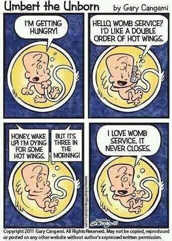 a comic strip with an image of a baby crying