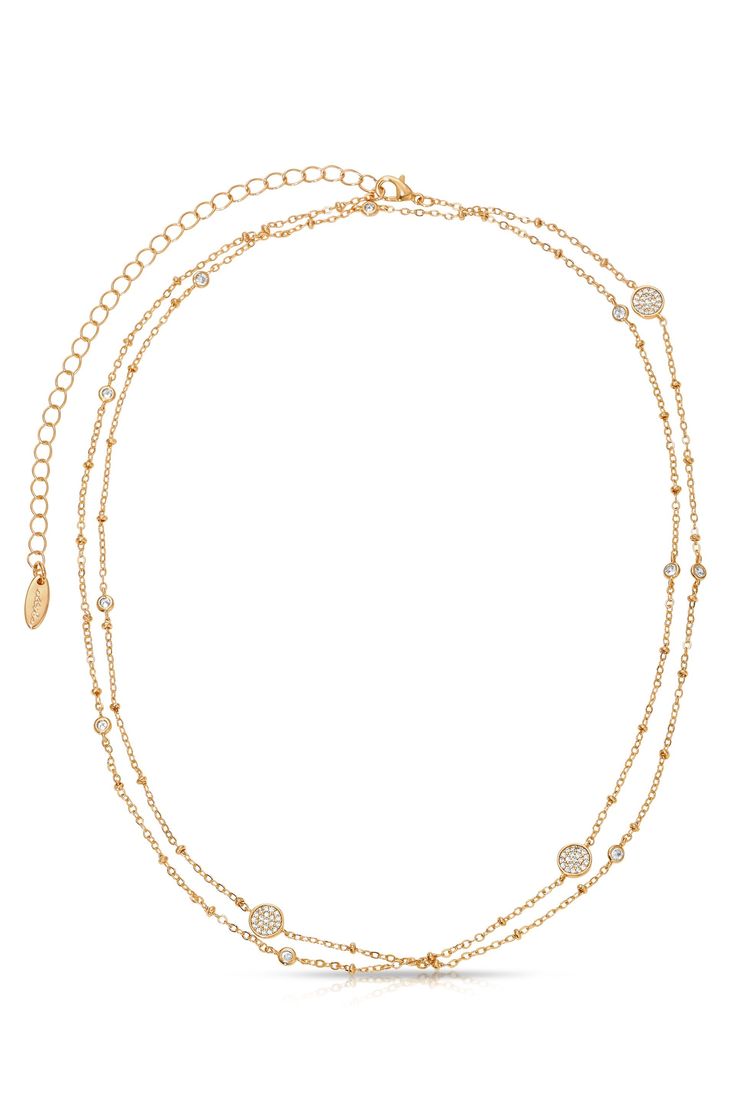 18kt gold plated Brass Cubic Zirconia Set of 3 First layer: 15 Inches + 3 Inch extender Second layer: 15 Inches + 2 Inch extender Third layer: 37 Inches + 5 Inch extender Dainty Gold Necklace With Extender, Detailed Necklace, Gold Plated Necklace, Cubic Zirconia, 18k Gold, Gold Plate, Jewelry Design, Plating, Brass